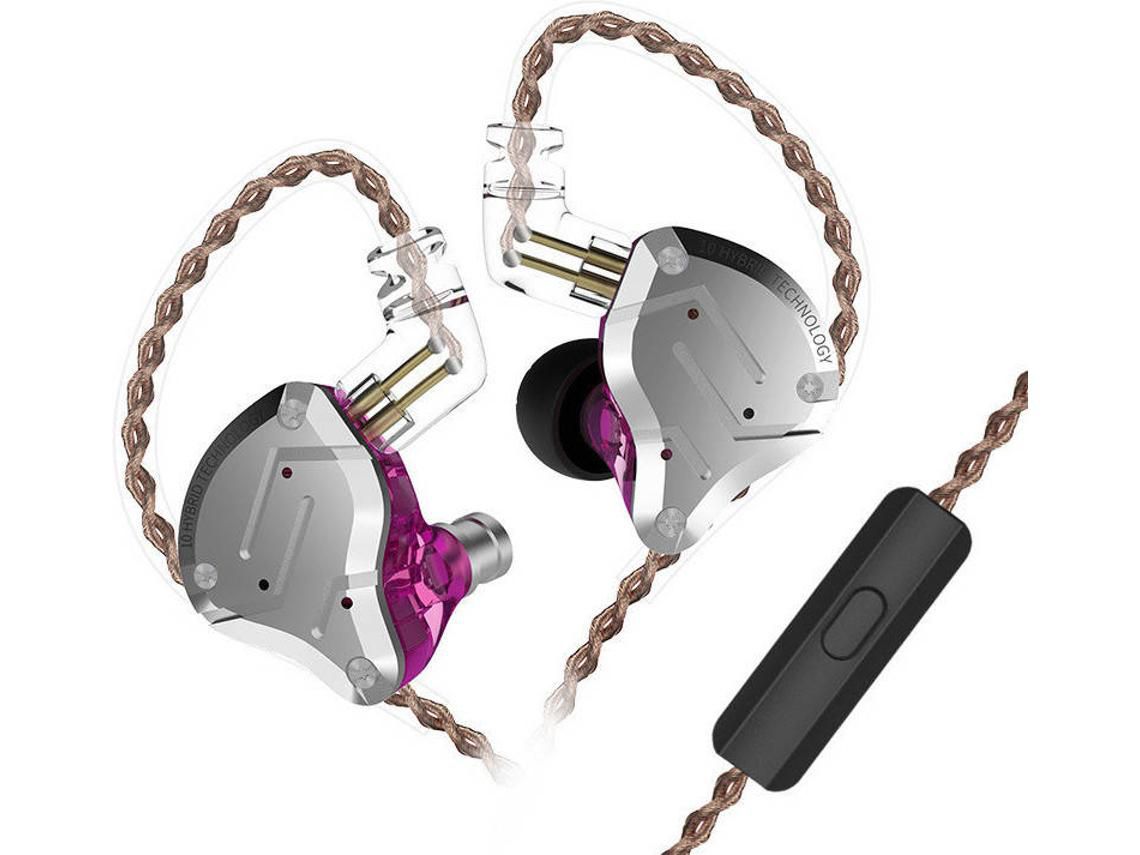 Fones de Ouvido Intra-Auriculares Hifi Monitor de Ouvido com Isolamento de Ruído Fones de Ouvido Yinyoo Bass Hifi com Armadura Híbrida Balan YIZHOOD