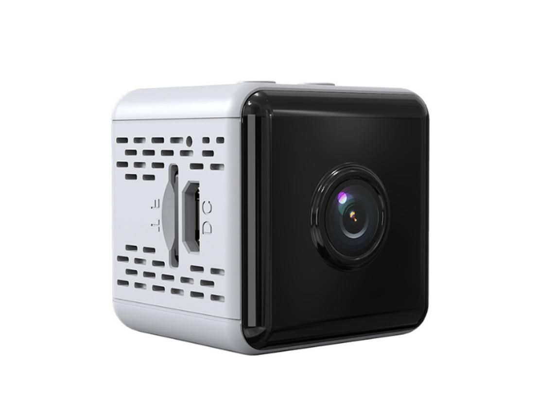 Mini Câmera Espiã Câmera Escondida Wifi para Segurança Doméstica 1080P Hd Nanny Cam com Visão Noturna e Detecção de Movimento Branco YIZHOOD