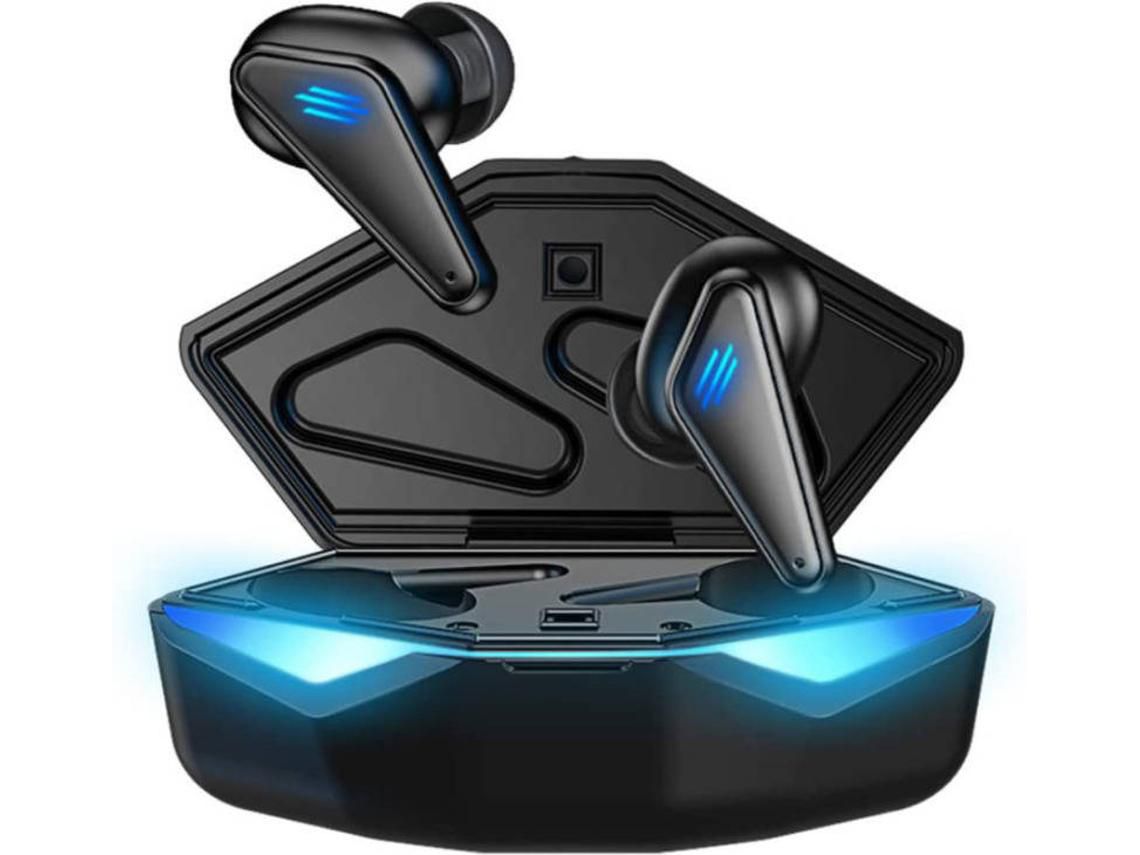 Fone de Ouvido Bluetooth para Jogos Sem Fio Latência Ultra Baixa Microfone Embutido À Prova D'Água Ipx4 Som Surround 3D Preto YIZHOOD