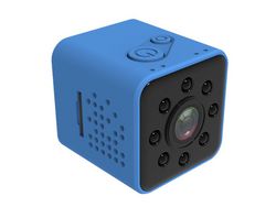 Mini Câmera com Câmera de Vídeo de Visão Noturna Ativada Por Movimento para Esportes Internos Ao Ar Livre Home Office Bleu YIZHOOD
