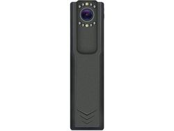 Mini Câmera Gravadora de Vídeo Câmera Policial Portátil com Função de Visão Noturna Protege Toda a Família -16 Gbpreto YIZHOOD