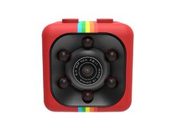Câmera Espiã Câmera Oculta Mini Câmera Portátil Recarregável Alimentada Por Bateria Hd 1080P Visão Noturna Ativada Por Movimento Vermelho YIZHOOD