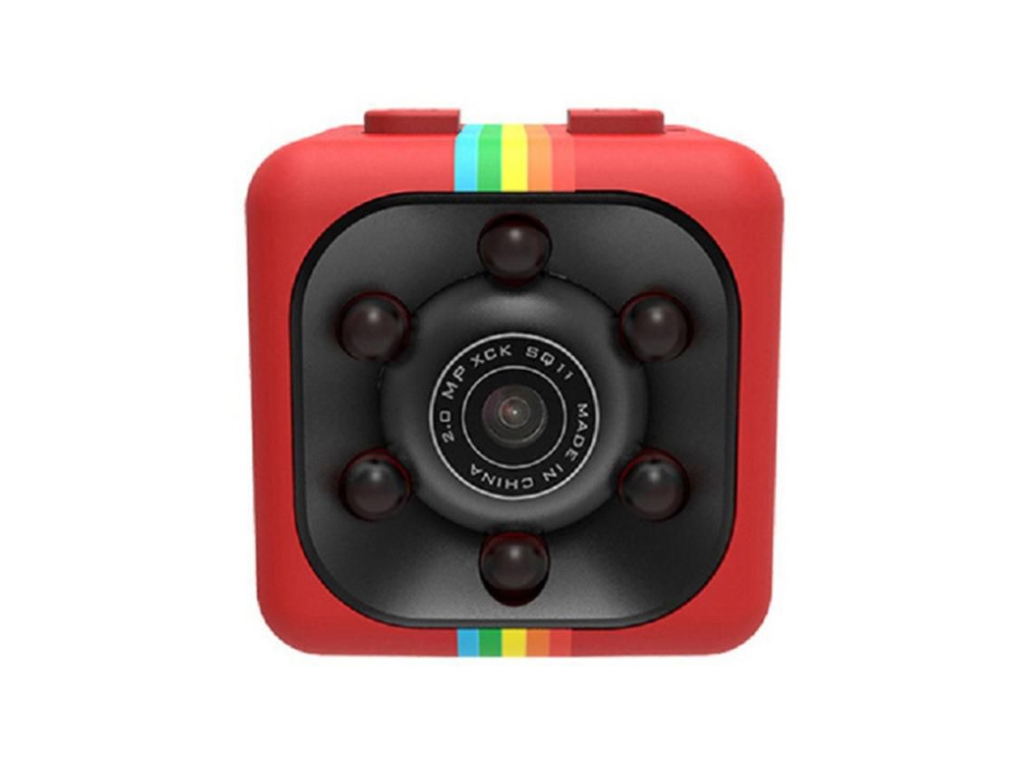 Câmera Espiã Câmera Oculta Mini Câmera Portátil Recarregável Alimentada Por Bateria Hd 1080P Visão Noturna Ativada Por Movimento Vermelho YIZHOOD