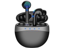 Fones de Ouvido Sem Fio Bluetooth Fones de Ouvido Estéreo com Controle de Toque Fones de Ouvido com Cancelamento de Ruído de Som Hi-Fi Estér YIZHOOD