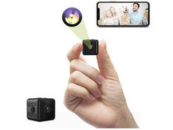 Minicâmera Câmeras de Vídeo Sem Fio Aplicativo Profissional Wifi Nanny Camera Users Câmeras Hd 1080P Vídeo Hd Preto YIZHOOD