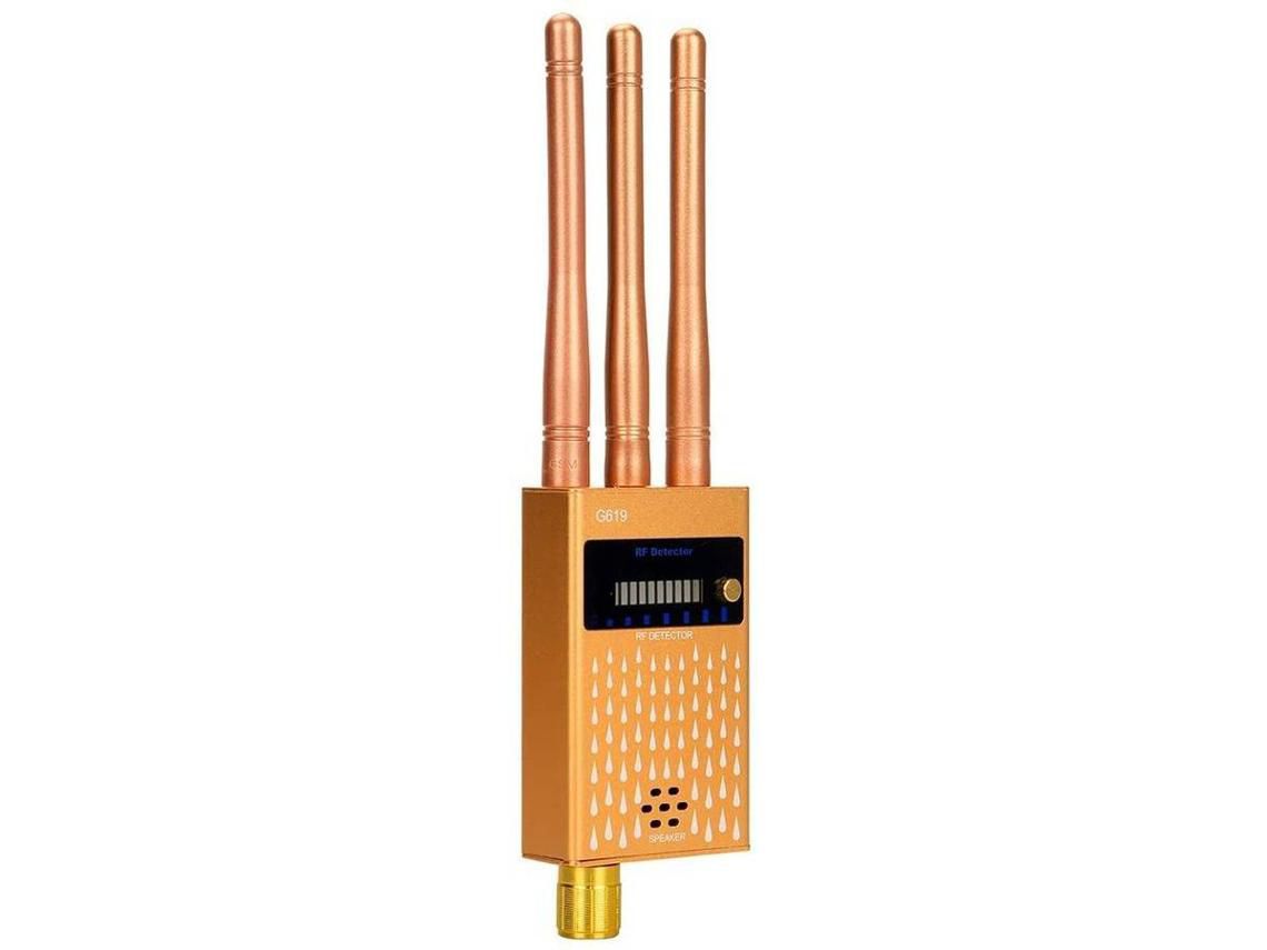Detector de Bug Sem Fio Anti Spy Rf Detector de Sinal para Câmera Oculta Anti Spy Camera Localizador de Bug de Áudio Gsm Varredura Gps Preto YIZHOOD