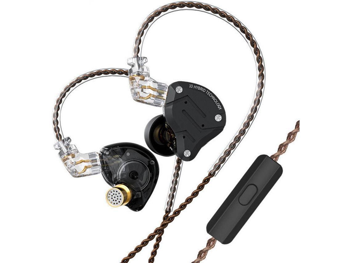 Fones de Ouvido Intra-Auriculares Hifi Monitor de Ouvido com Isolamento de Ruído Fones de Ouvido Yinyoo Bass Hifi com Armadura Híbrida Balan YIZHOOD