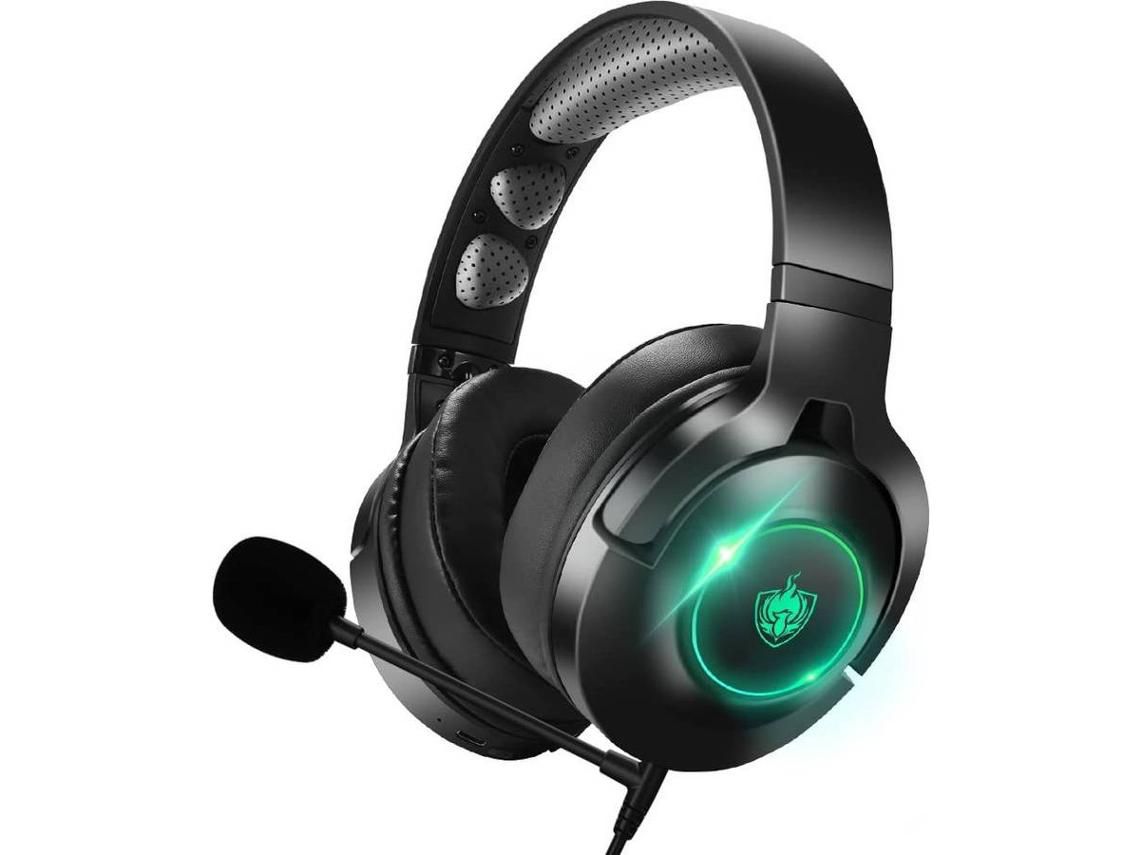 Fone de Ouvido para Jogos para Ps4 Fone de Ouvido Sem Fio com Microfone Removível com Cancelamento de Ruído Fone de Ouvido Sem Fio Bluetoo YIZHOOD