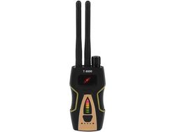 Detector T-8000 Detector de Sinal Anti-Espião Rastreador de Sinal de Áudio Sem Fio Localizador de Rastreador Gps Preto YIZHOOD