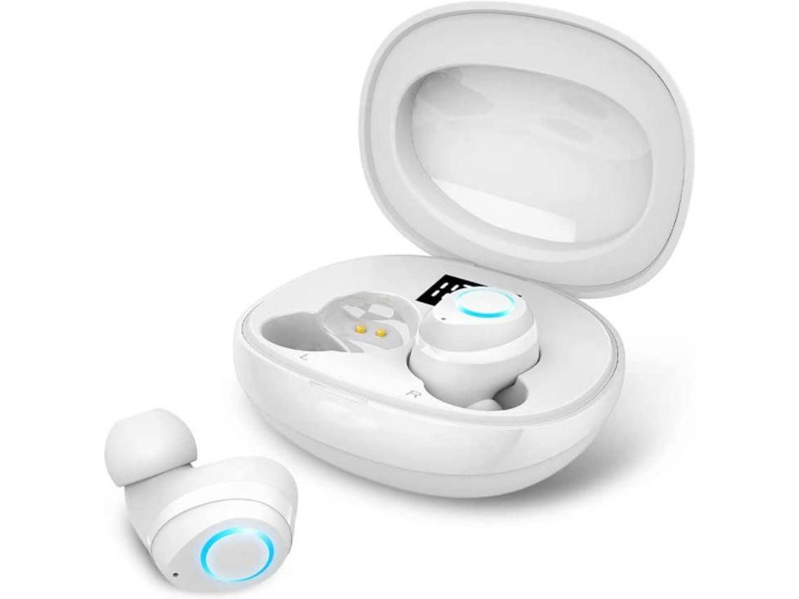 Fones de Ouvido Sem Fio Bluetooth 5.1 com Estojo de Carregamento Usb-C Ip7 À Prova D'Água Graves Profundos Estéreo de Alta Fidelidade Ade YIZHOOD