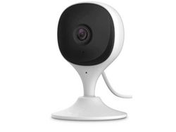Câmera de Segurança Residencial com 2 Monitores de Bebê 1080P com Visão Noturna Áudio Bidirecional Detecção Humana Câmera Interna Branco YIZHOOD