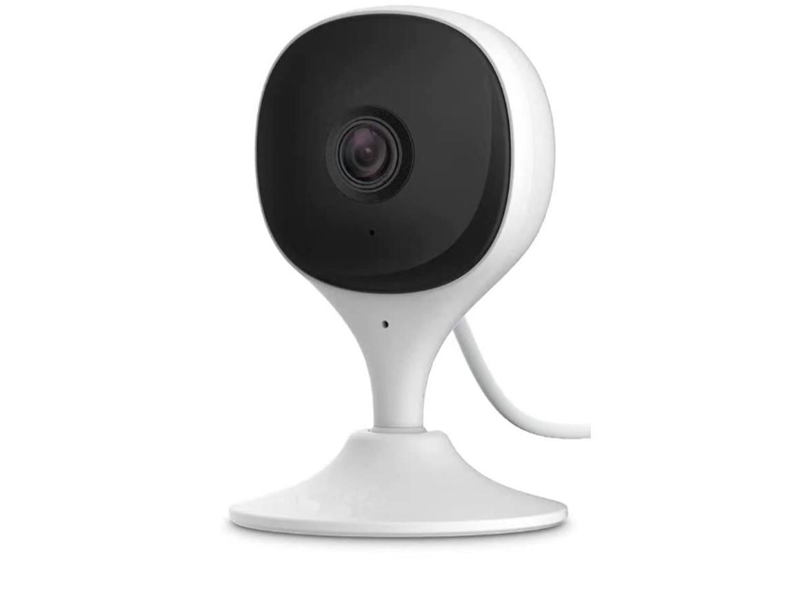 Câmera de Segurança Residencial com 2 Monitores de Bebê 1080P com Visão Noturna Áudio Bidirecional Detecção Humana Câmera Interna Branco YIZHOOD
