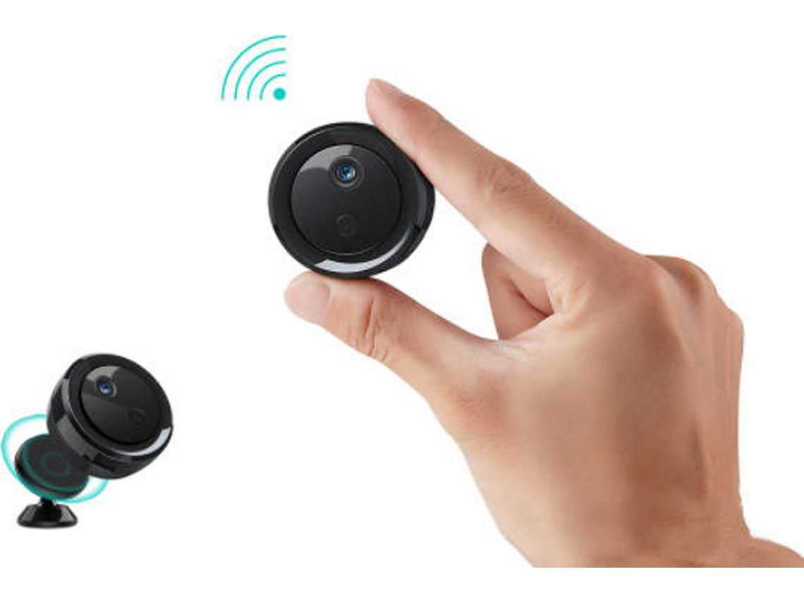 Mini Câmera Escondida Detecção Noturna e de Movimento Mini Câmera de Vigilância Uso Externo com Carregadorpreto YIZHOOD