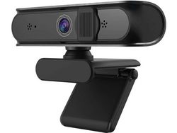 YIZHOOD Webcam 1080P Full Hd Microfone Estéreo com Autofoco 5 Megapixel Web Camera Video Chat Gravaçãopreto YIZHOOD