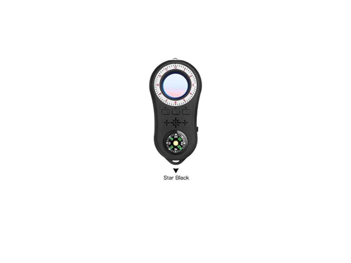 Detector Anti-Espião Função Gps Portátil de Alerta de Emergência de Defesa Infravermelhapreto YIZHOOD