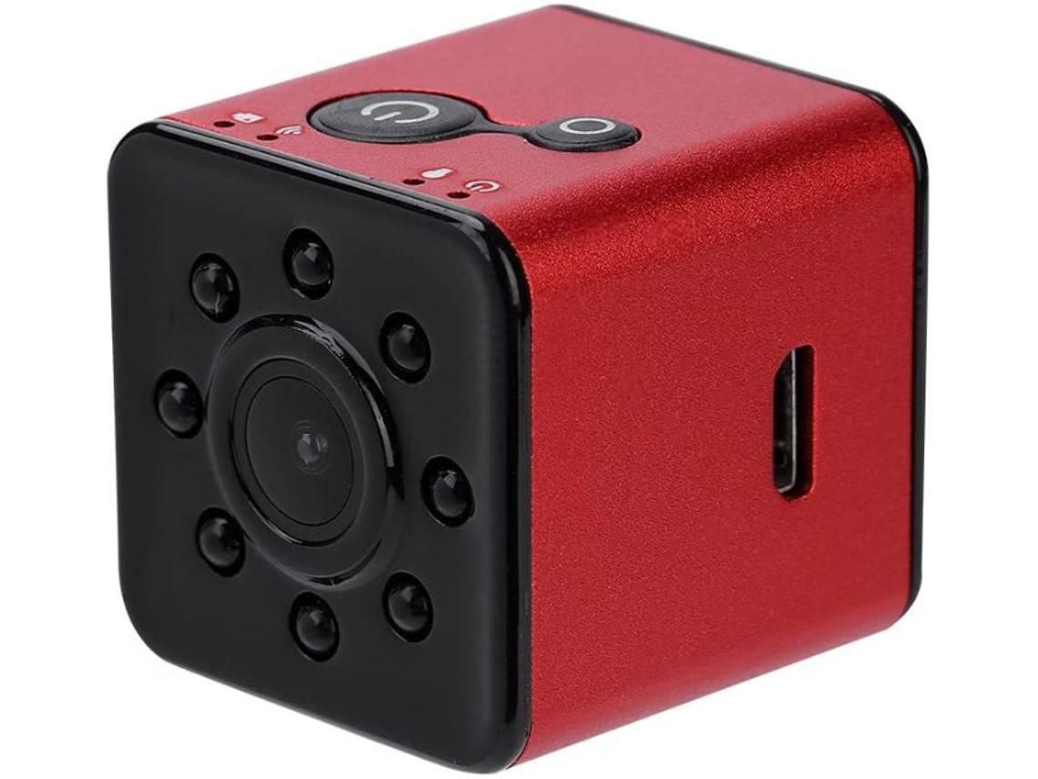 Mini Câmera com Câmera de Vídeo de Visão Noturna Ativada Por Movimento para Esportes Internos Ao Ar Livre Home Office Vermelho YIZHOOD