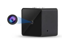 Mini Gravador de Vídeo de Segurança Sem Fio Residencial Externo Hd 1080P Câmera Noturnapreto YIZHOOD