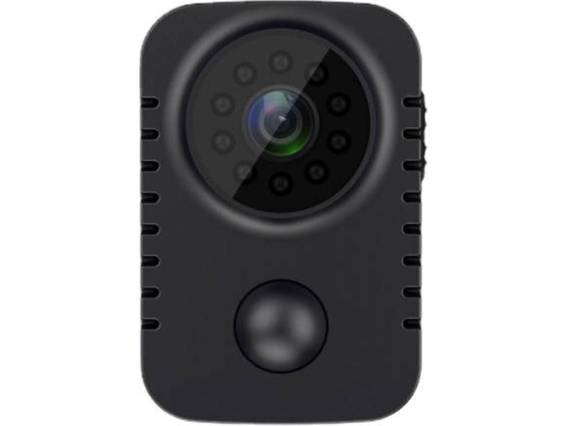 Mini Câmera Espiã Full Hd 1080P com Detector de Movimento Pir e Visão Noturnapreto YIZHOOD