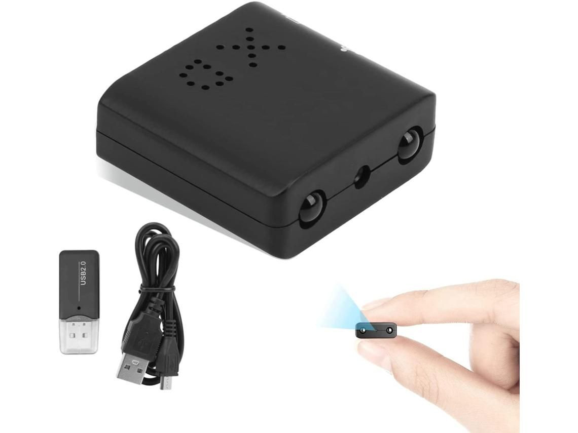 Mini Câmera de Segurança 1080P Hd com Detecção de Movimento de Visão Noturnapreto YIZHOOD