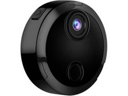 Câmera Mini 1080P Hd Wifi com Suporte para Detecção de Movimentopreto YIZHOOD