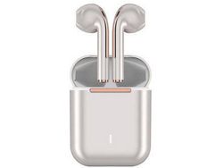 Fones de Ouvido Bluetooth Fones de Ouvido Intra-Auriculares Bluetooth 5.0 com Microfone Carregamento Rápido Usb-Couro YIZHOOD