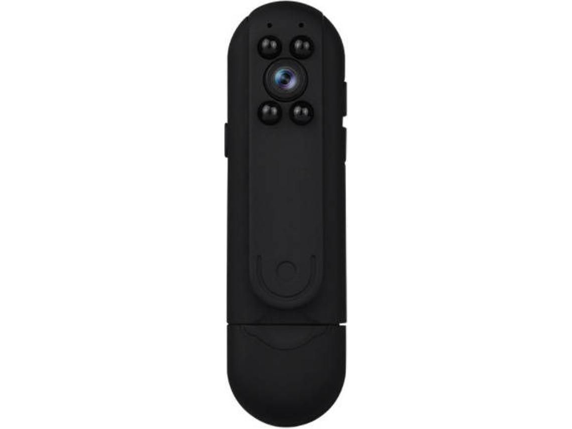 Mini Câmera Corporal Hd 1080P de Bolso com Áudio e Vídeopreto YIZHOOD
