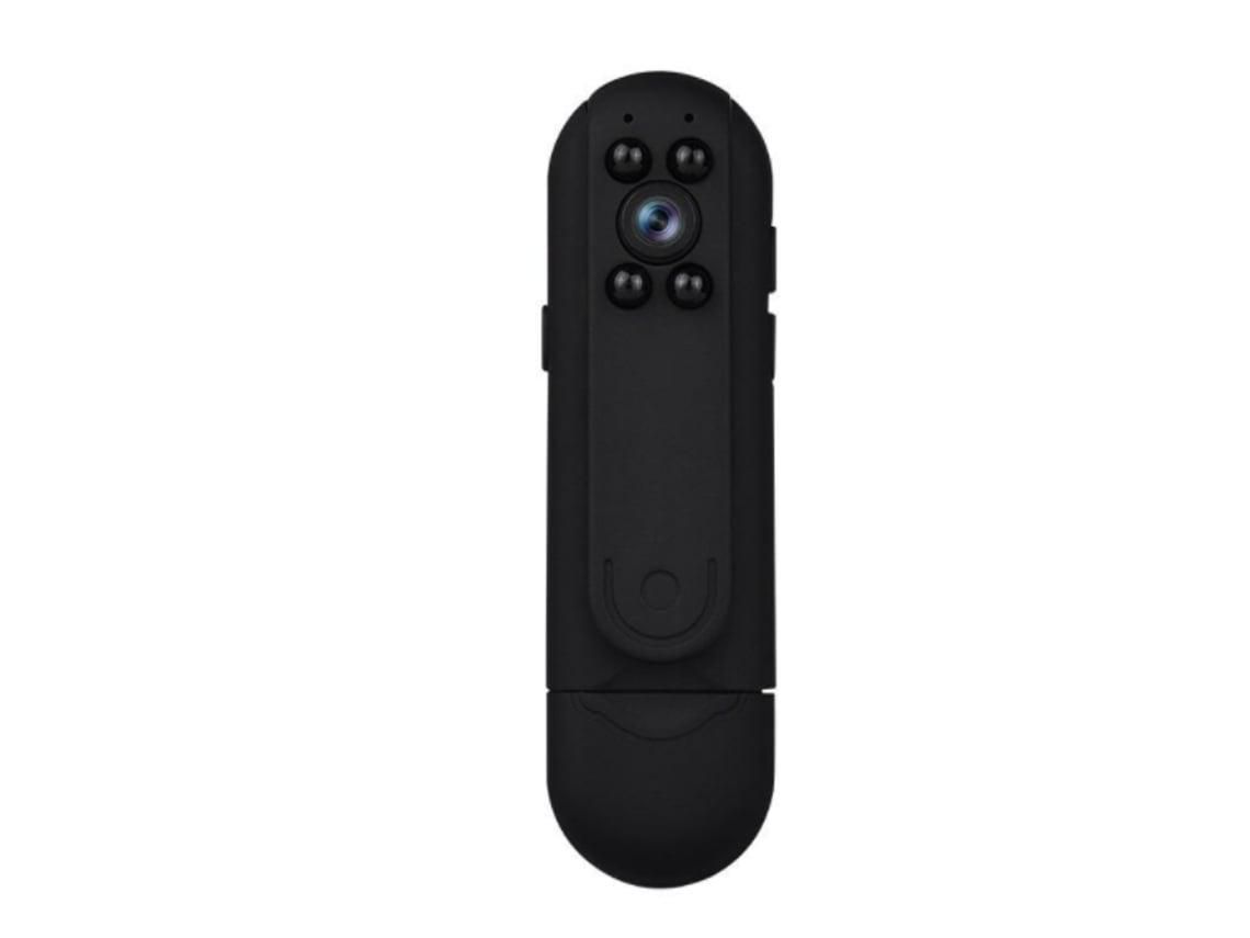 Câmera Grande Angular Hd 1080 com Função de Visão Noturnapreto YIZHOOD