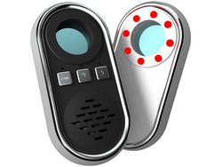 Detector Anti-Espião Sem Fio para Câmeras e Rastreadores Ocultos Localizador de Câmeras Anti-Vigilância para Hotéis Preto YIZHOOD