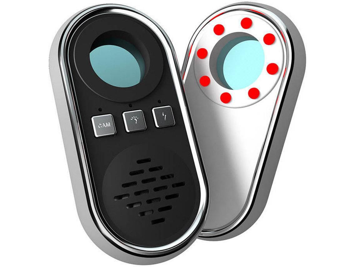 Detector Anti-Espião Sem Fio para Câmeras e Rastreadores Ocultos Localizador de Câmeras Anti-Vigilância para Hotéis Preto YIZHOOD