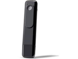 1080P Mini Câmera Portátil Clip-On Câmera Corporal Hd Câmera Corporal Hd Câmera Espiã Oculta Câmera de Mãopreto YIZHOOD