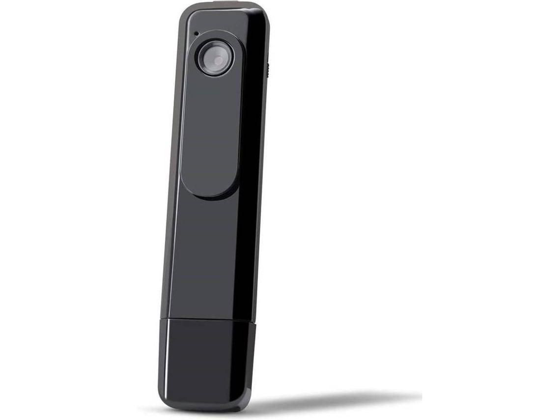 1080P Mini Câmera Portátil Clip-On Câmera Corporal Hd Câmera Corporal Hd Câmera Espiã Oculta Câmera de Mãopreto YIZHOOD