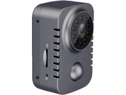 Mini Câmera Espiã Full Hd 1080P com Detector de Movimento Pir e Visão Noturnacinza YIZHOOD