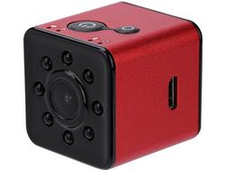 Câmera Wifi de Bolso Sq13 Mini Dv 1080P com Suporte para Visão Noturnavermelho YIZHOOD
