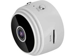 Mini Câmera Espiã Wifi A9 1080P com Visão Noturna e Detecção de Movimento Dvr Ângulo de Visão 150 Branco YIZHOOD