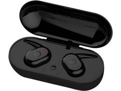 Fones de Ouvido Magnéticos Sem Fio com Capa de Carregamento Compatível com Bluetooth 5Mwpreto YIZHOOD