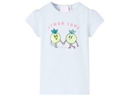 T-shirt Para Criança Azul 140