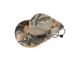Chapéu Camuflado Mesh Transpiravel Pesca Khaki