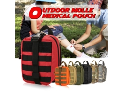 Kit de primeiros socorros para atividades ao ar livre com sistema Molle