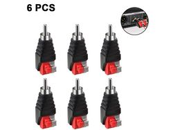 Peças de Cabo de Alto-Falante para Conector de Áudio Macho Adaptador Plugue Jr-R59-1A