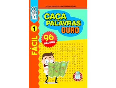 Livro Coquetel Caça-Palavras Ouro 1 de EDITORA COQUETEL (Português)