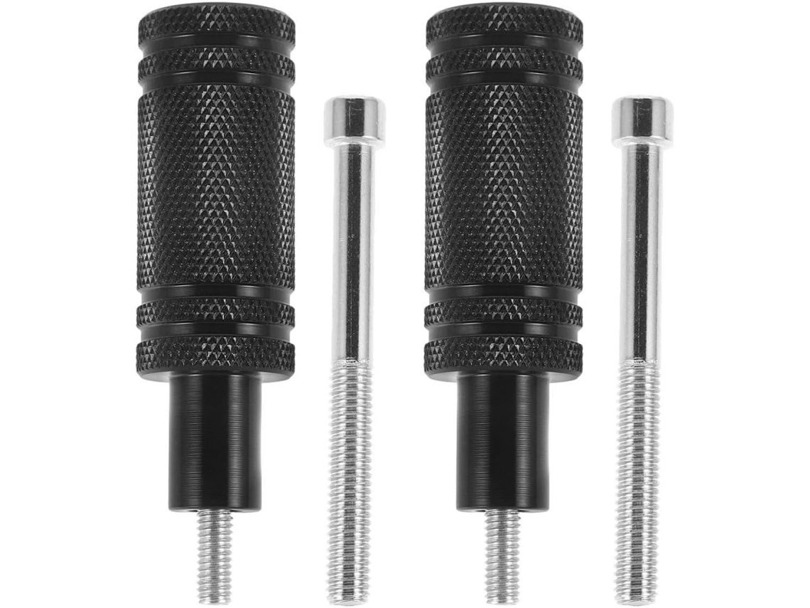 Suporte Para Farol De Neblina Em Liga De Alumínio Preto, 2 Peças.