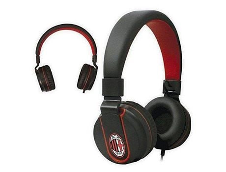 Tm-Ip952-Mil Auscultadores Multimídia Oficiais Milão Vermelho-Preto TECHMADE