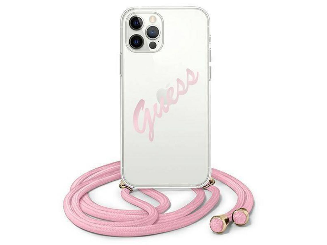 Capa iPhone 12 Pro Max GUESS Original 6.7'' Rosa