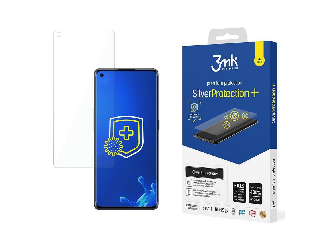 Película Oppo Reno 6 Pro Plus 5G 3Mk Anti Microbial Prateado
