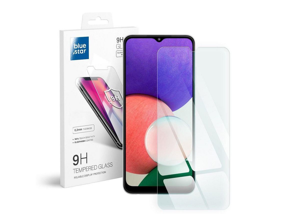 Película Vidro Temperado para Samsung Galaxy A23 5G Azul STAR Transparente