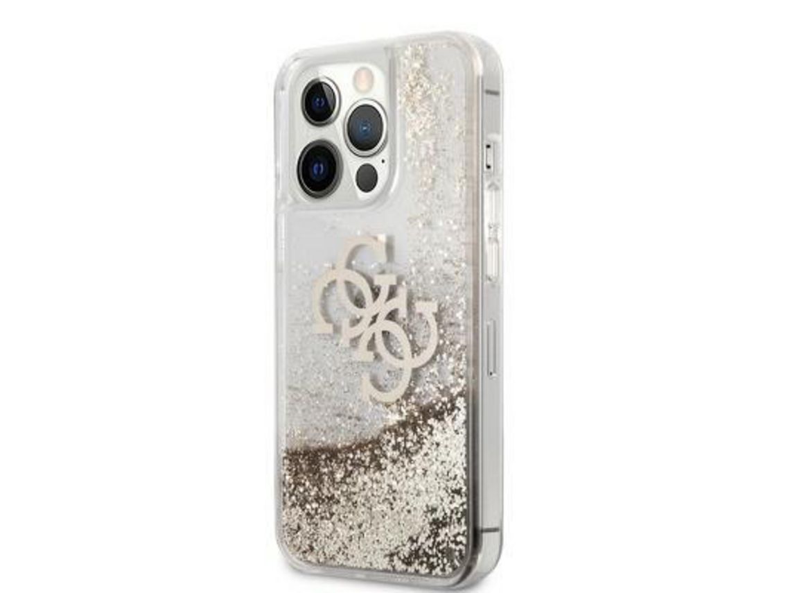 Capa iPhone 13 Pro GUESS Original Calm Dourado