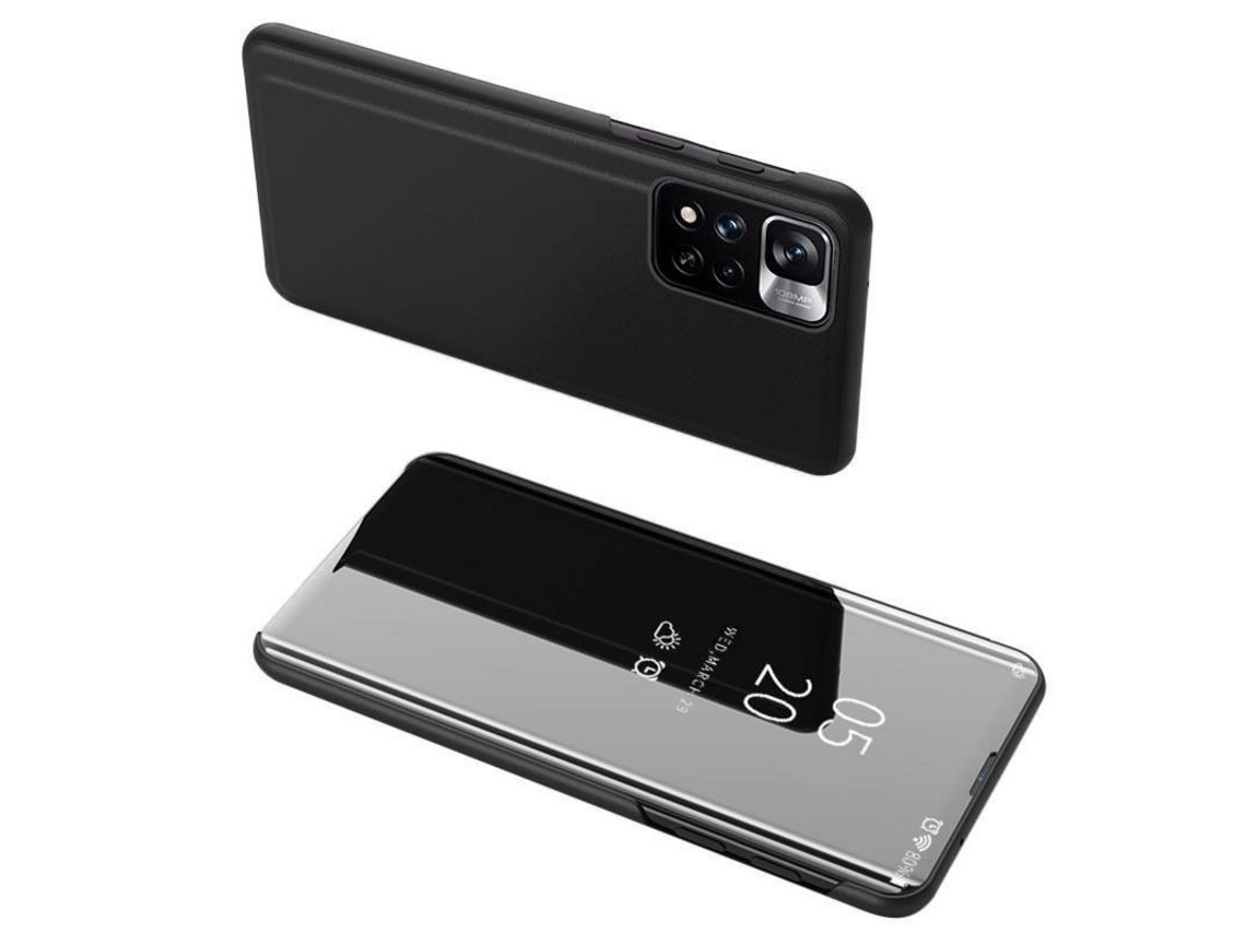 Capa Xiaomi Redmi Note 11 E 11S HURTEL Clear View Preto