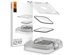 Película Apple Watch 7 SPIGEN Vidro Flexivel 41Mm Transparente