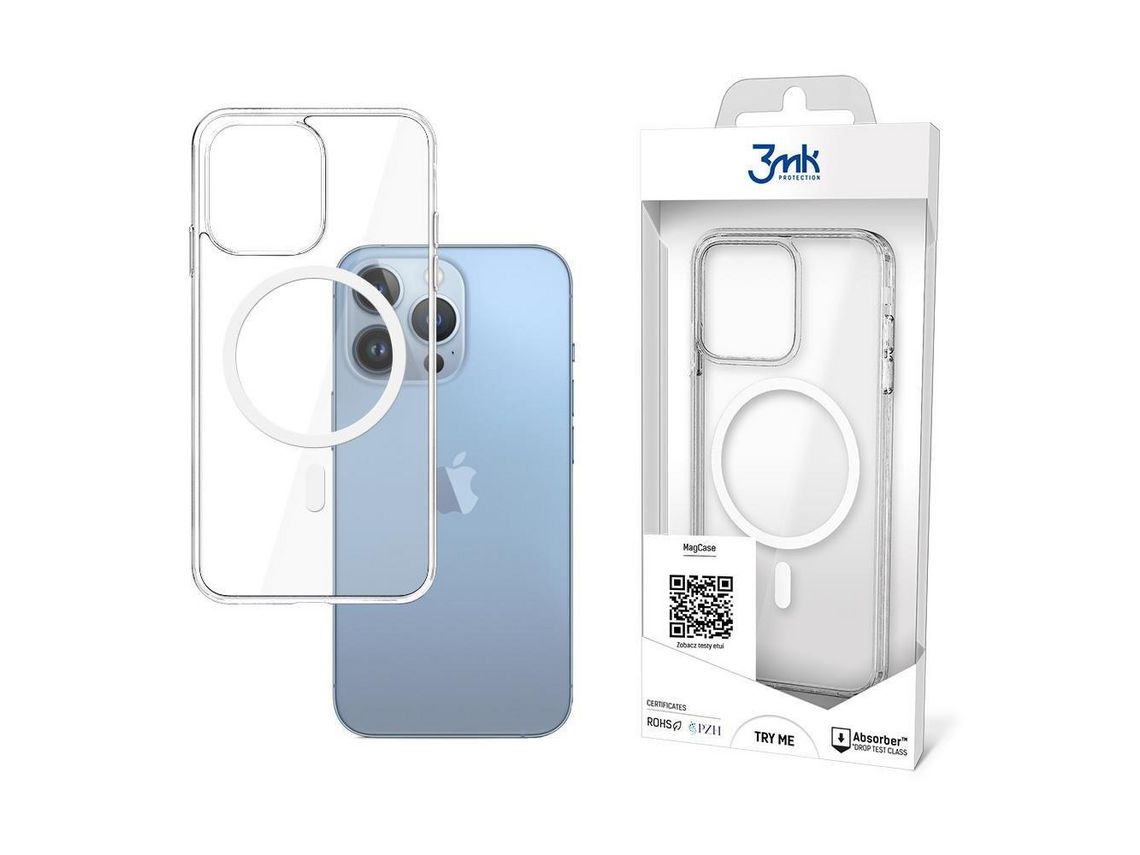 Capa 3Mk Mag iPhone 13 Pro Transparente