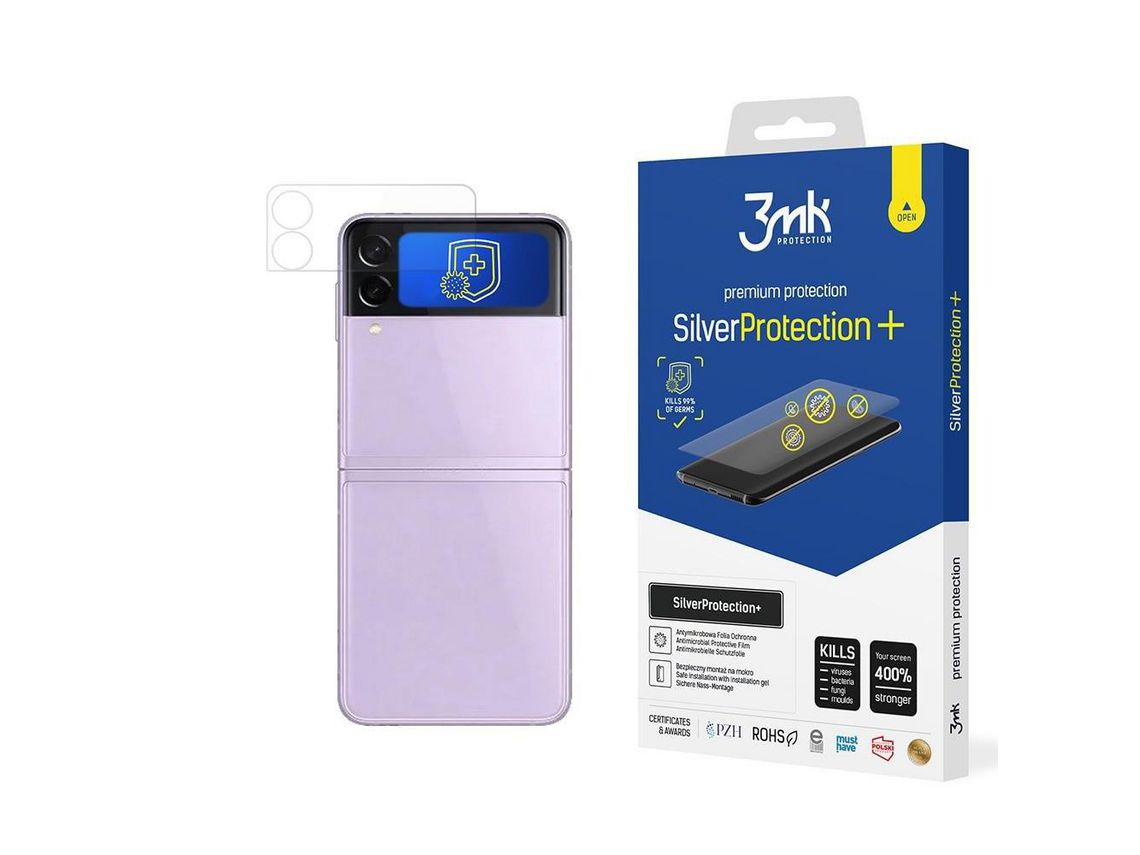Película para Samsung Galaxy Z Flip 3 3Mk Anti Microbial Transparente